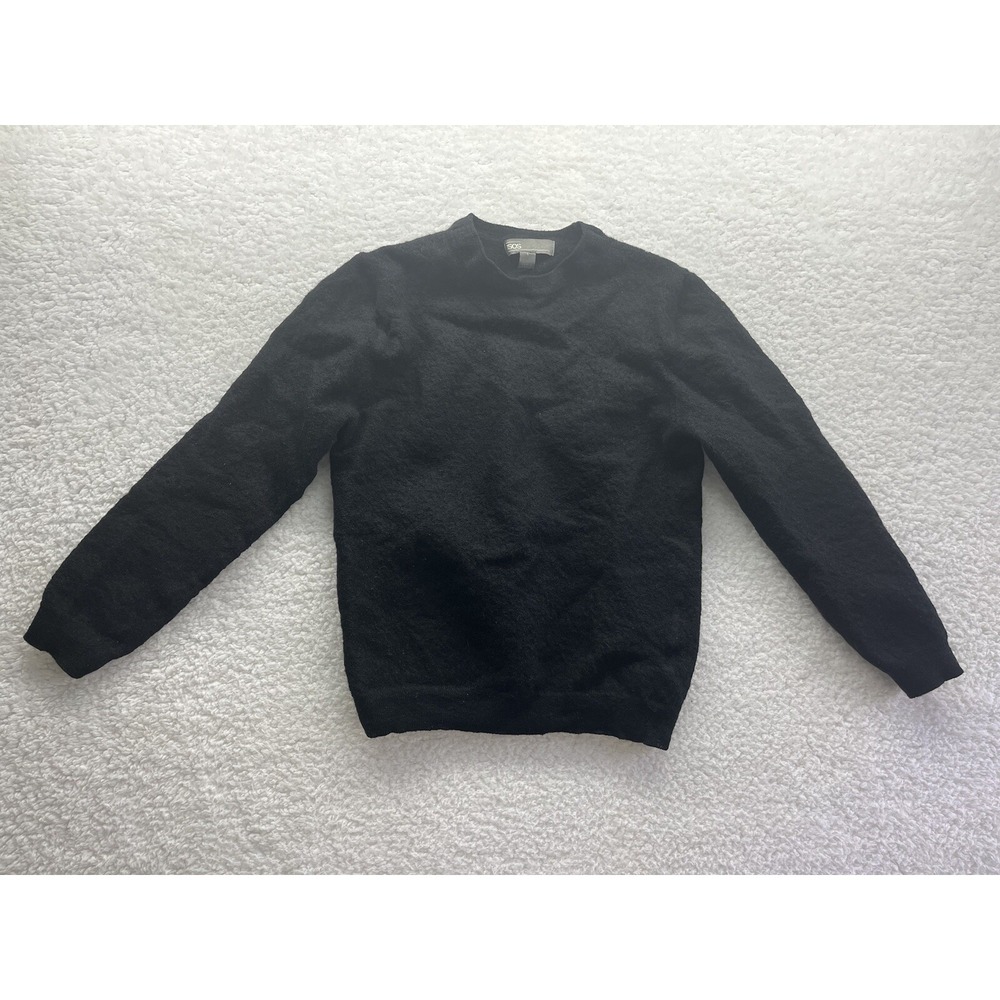 Asos Sweater Womens Large Black‎ 100% Wool Jumper pullover casual  Active Work